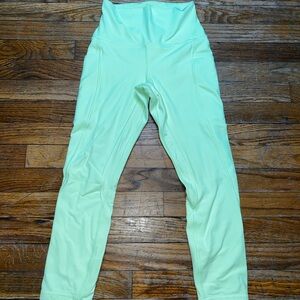 lululemon athletica Light Green Kids Leggings